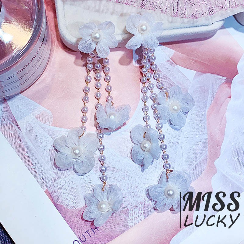 Khuyên tai nữ kiểu dáng thời trang phong cách Hàn Quốc