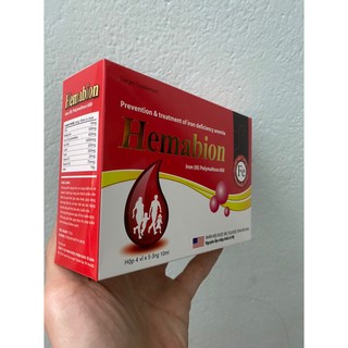 HEMABION BỔ SUNG THIẾU HỤT SẮT (20 ống)