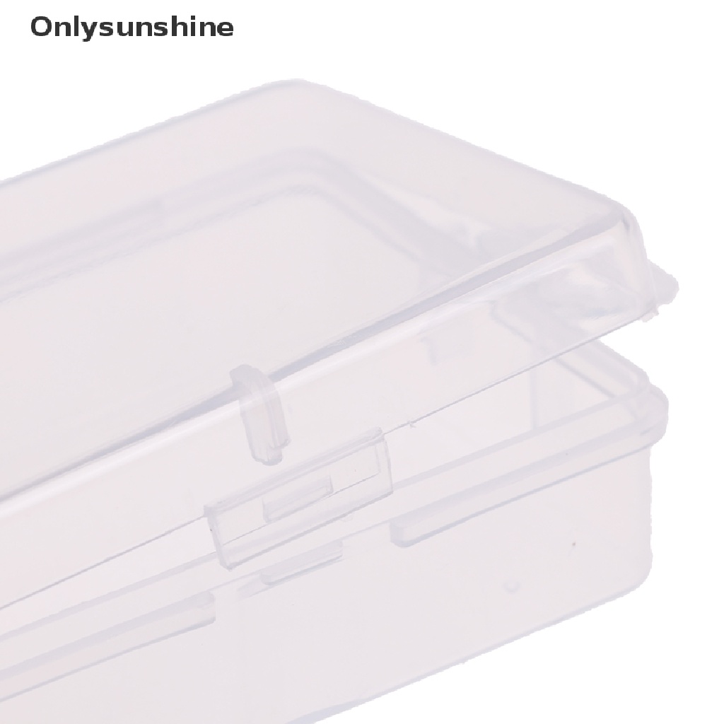 &lt; Onlysunshine &gt; Bộ 10 Hộp Nhựa Trong Suốt Hình Chữ Nhật