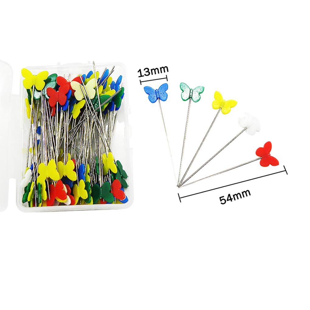 Set 100 Kim Nhựa Nhiều Màu Sắc Dùng Cho May Vá DIY