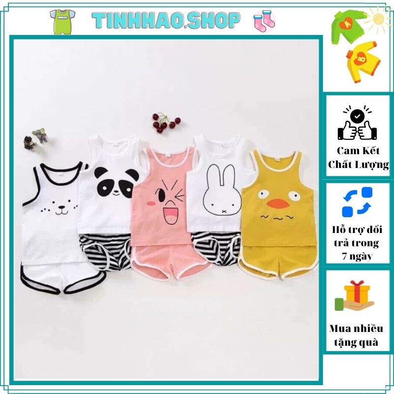 Bộ đồ ngộ nghĩnh cho bé yêu- hàng cotton 4 chiều