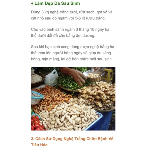 1KG NGHỆ TRẮNG RỪNG