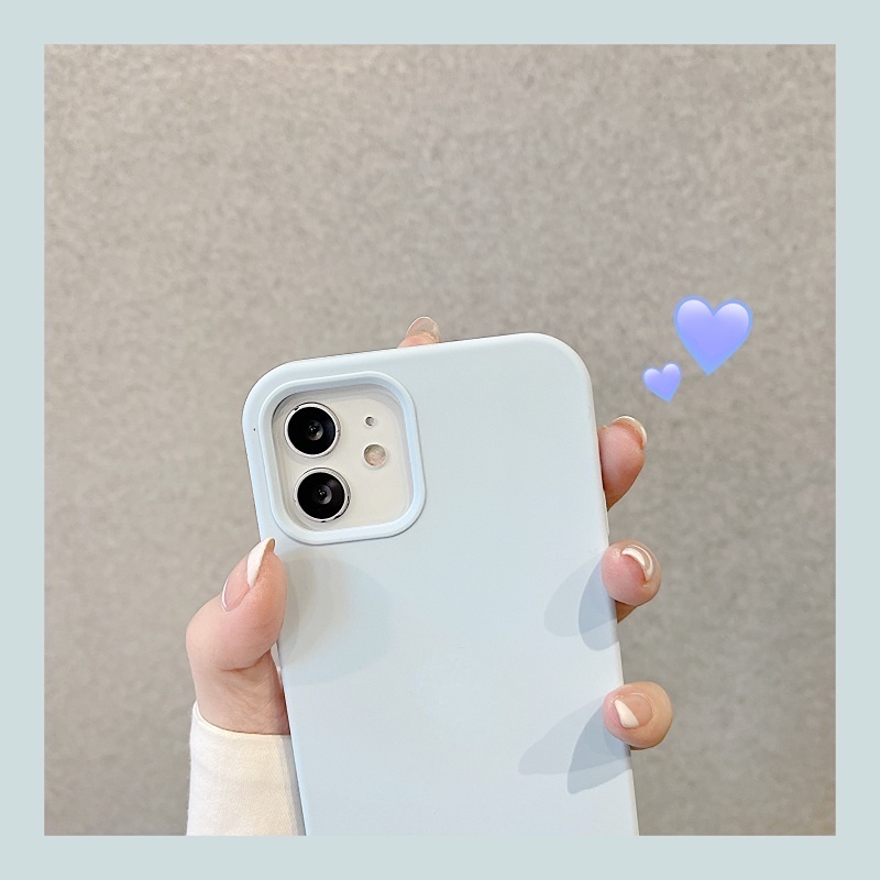 Ốp Điện Thoại Silicon Màu Ấm Chống Sốc Cho IPhone 14 Pro MAX 13 12 11 Pro MAX IX XS MAX 7 8 Plus