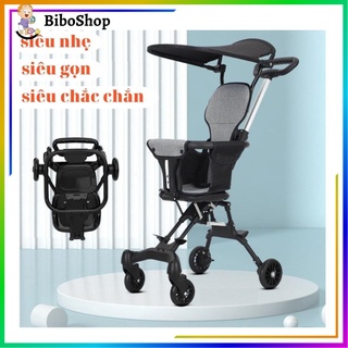 Xe đẩy cho bé, xe đẩy gấp gọn 2 chiều đi du lịch cho bé siêu gọn nhẹ bền mẫu mới 2021