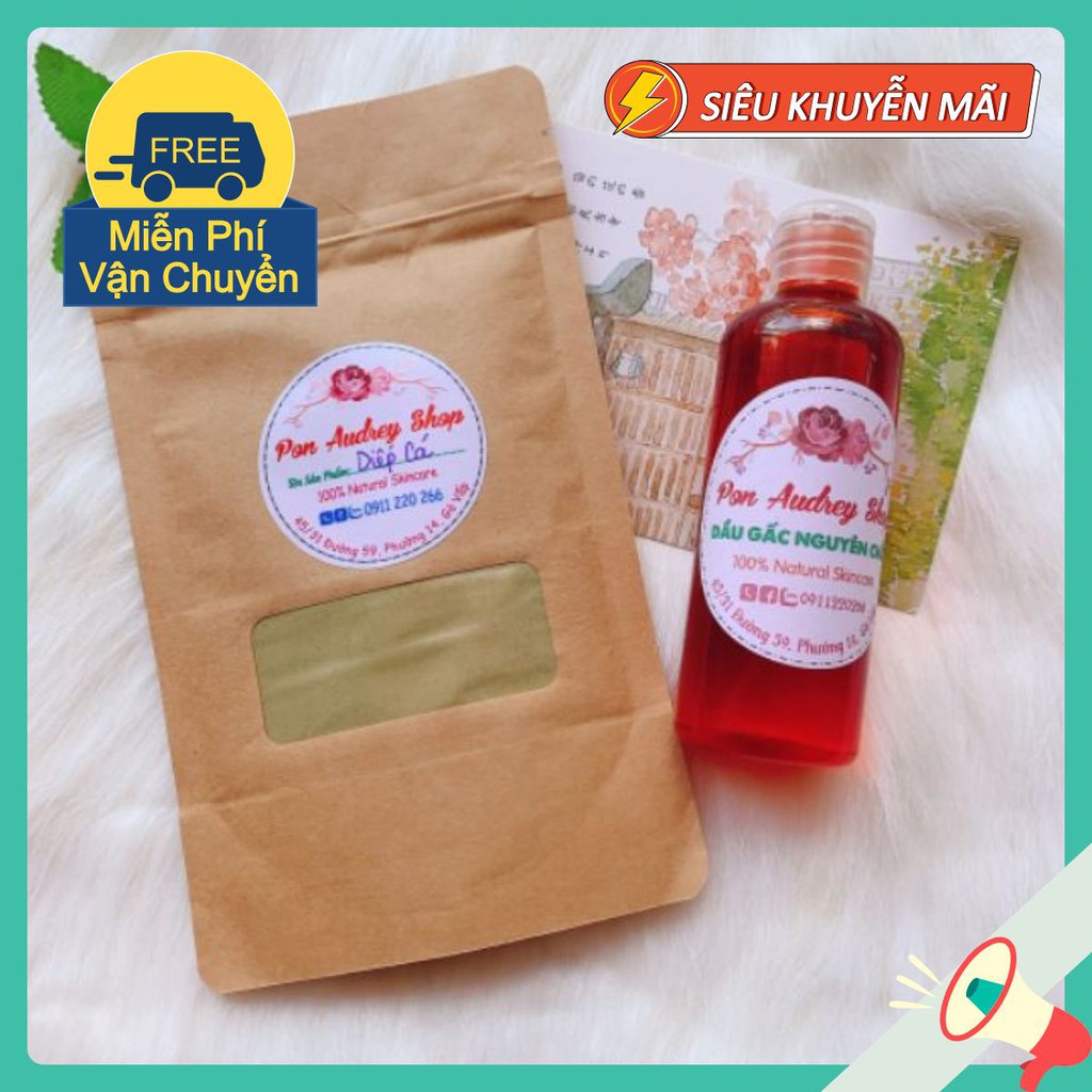 Bột Diếp Cá Nguyên Chất Dưỡng Da, Làm Đẹp Thiên Nhiên