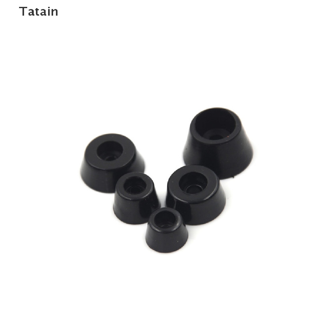 Set 10 đệm cao su tròn màu đen bọc chân tủ