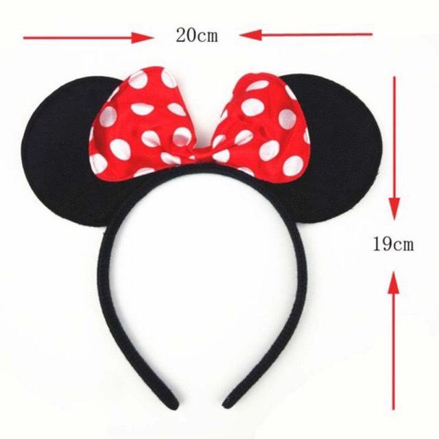 Bờm MickeyMouse Siêu Dễ Thương- Phụ Kiện Tóc Xinh, Hóa Trang, Halloween,Tiệc Tùng
