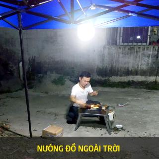Đèn led trang trí sạc tích điện, bóng đèn led tiết kiệm điện, áng sáng trắng, nhiều chế độ sáng, chống nước HL146 TRẮNG