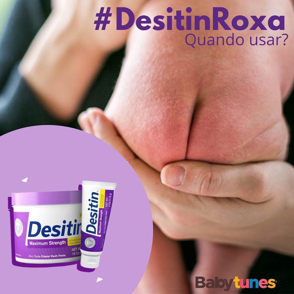 Kem ngừa hăm Desitin Xanh/Tím của Mỹ