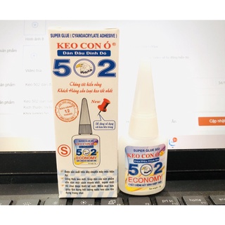 Keo 502 chai nhỏ asia - trường thịnh epoxy