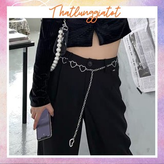 Đai Váy Belt Xích Tim Phối Đầm DV0028 - Thắt Lưng Giá Tốt
