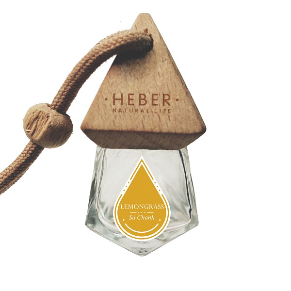 Tinh Dầu Sả Chanh Lemongrass Heber Natural Life, Cao Cấp Nhập Khẩu, Thiên Nhiên Nguyên Chất Xông Phòng, 10ml/30ml/50ml
