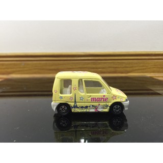 Xe Tomica Mitsubishi Mini Toppo No.71 Walt Disney The Aristocats (mèo Marie) Made in China 1992