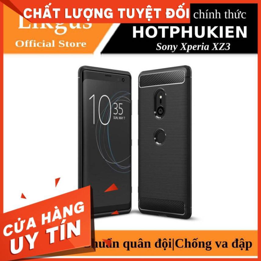 Ốp lưng chống sốc Sony Xperia XZ3 hiệu Likgus (chuẩn quân đội, chống va đập, chống vân tay) - Hàng chính hãng