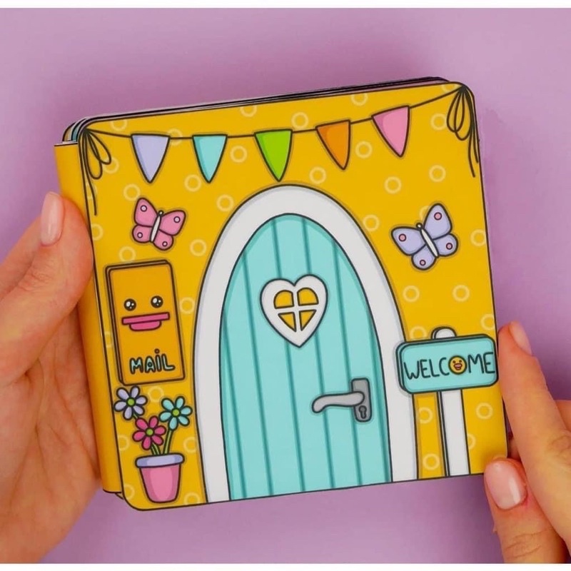 Ngôi nhà búp bê giấy vịt lalafan
