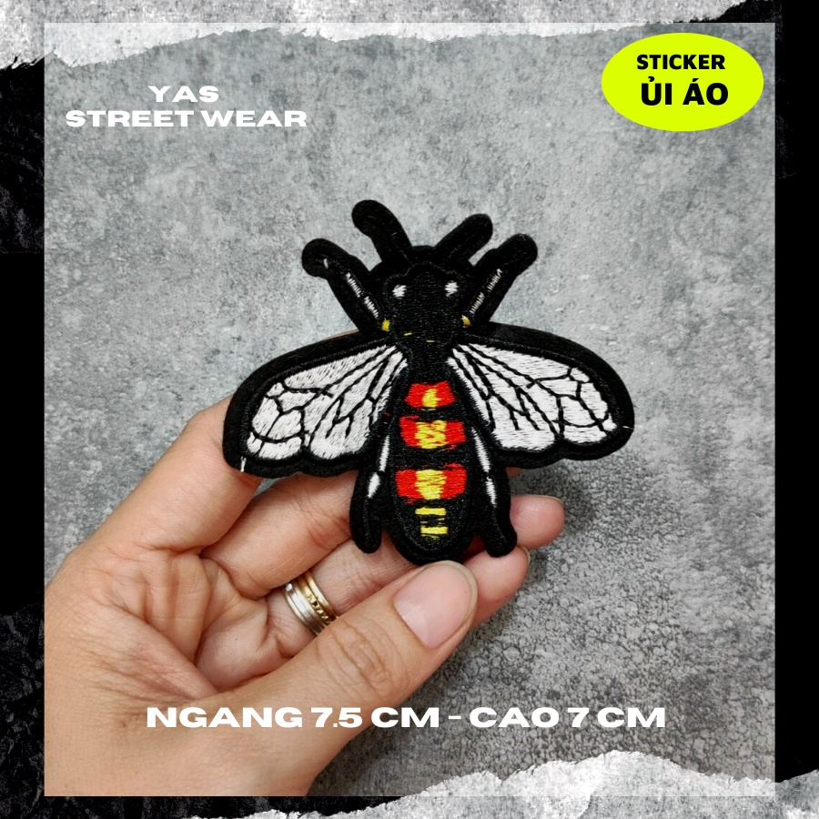 Sticker ủi áo cao cấp, miếng dán quần áo dùng làm Patch ủi, miếng vá quần áo, vá áo phao, trang trí BALO