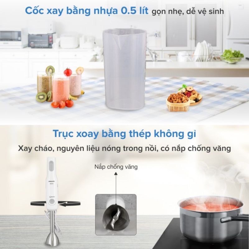 Máy xay cầm tay ProMix Philips HR2534 - 650W