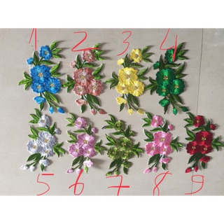 [FREESHIP 99K]_Combo 2 bông Hoa thêu dán áo đầm