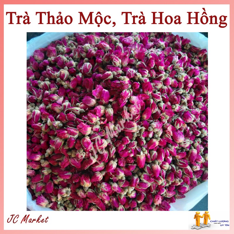 Trà Thảo Mộc, Trà Hoa Hồng Sấy Khô, Cúc Nụ Hồng 100gram