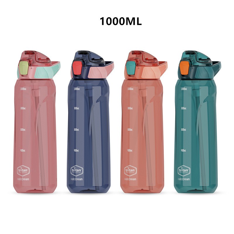Bình Nước Thể Thao 1600Ml 1000Ml / 750ml Chất Lượng Cao