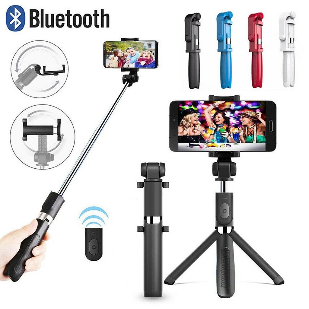 Gậy Selfie, Gậy chụp hình 3 chân kiểu tripod có remote bluetooth điểu khiển L01 - DTM Store | BigBuy360 - bigbuy360.vn