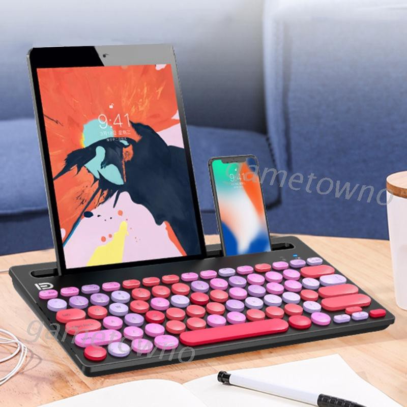 Wili Bluetooth+2.4G Dual-mode Keyboard Mouse Connected to Mobile Phones Tablets Desktops Laptop