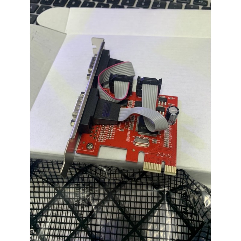 Card PCI Express to 2 Com Unitek Y-7504 bảo hành 12 tháng