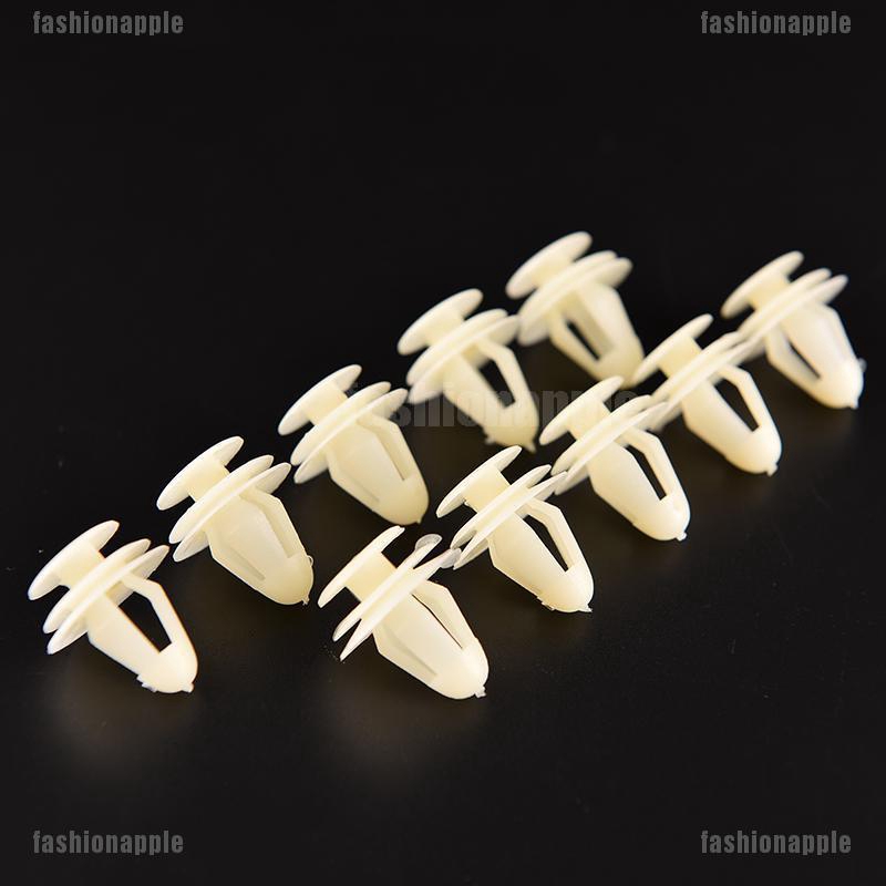 Set 10 đinh tán phụ tùng đa năng bằng nhựa dành cho ô tô
