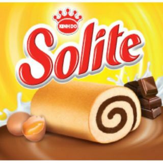 Bánh bông lan Solite cuộn kem socola 360g