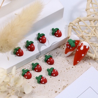 Set 10 charm quả dâu tây các loại