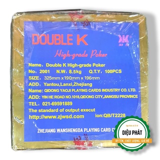 ⚡️ [Thùng 10 Lốc 100 Bộ] Bộ Bài Tây Double K 52 Lá