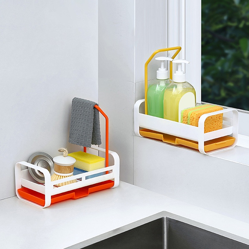 Giá Đỡ Xà Phòng / Miếng Rửa Chén Đa Năng Gắn Bồn Rửa Chén Tiện Dụng Cho Nhà Bếp hk111.vn