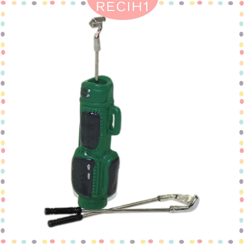 Mô Hình Sân Golf Tỉ Lệ 1 / 12 Hoặc 1 / 6 Trang Trí Nhà Búp Bê Kèm Túi Đựng