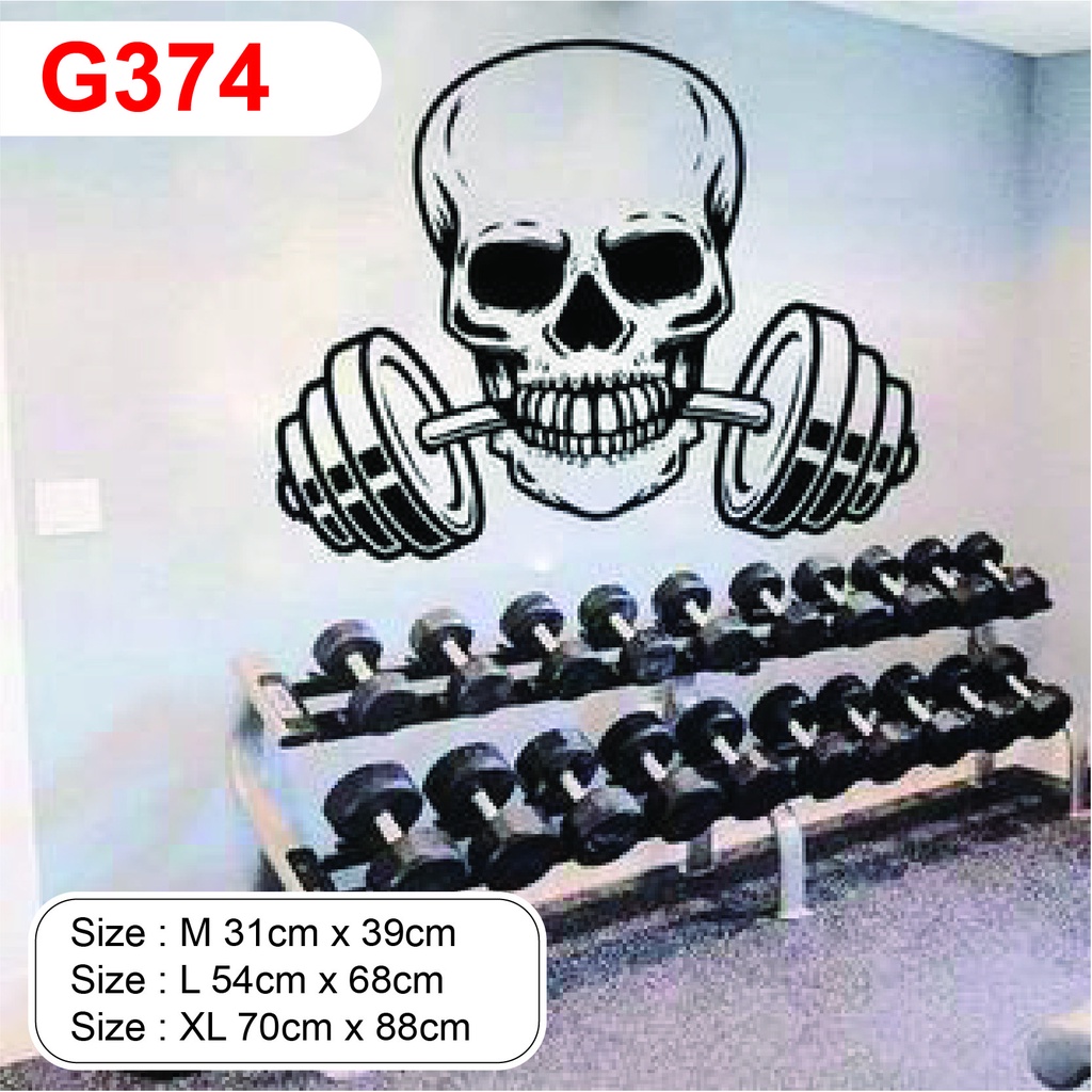 Decal dán trang trí phòng GYM - Tập Tạ, tăng động lực, sức tập cho khách hàng, tạo điểm nhấn cho phòng GYM P13