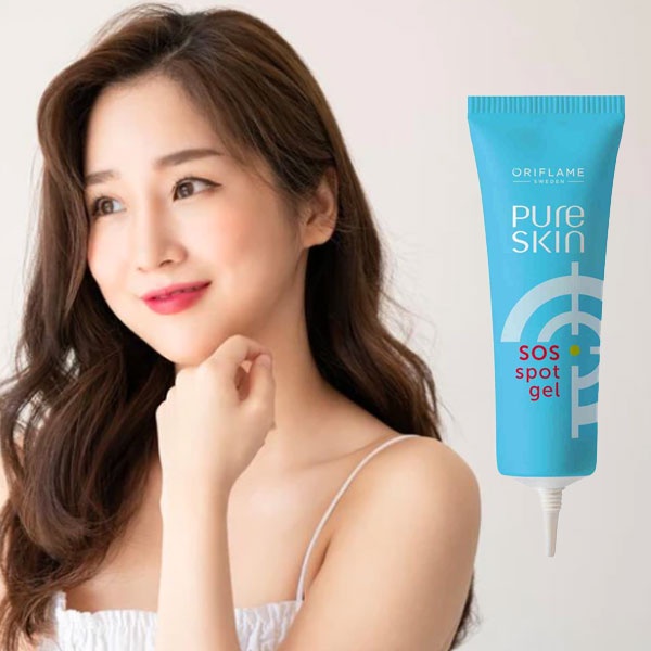 Gel Chấm Mụn Xẹp Mụn Sau 24H Pure Skin SOS Spot Gel