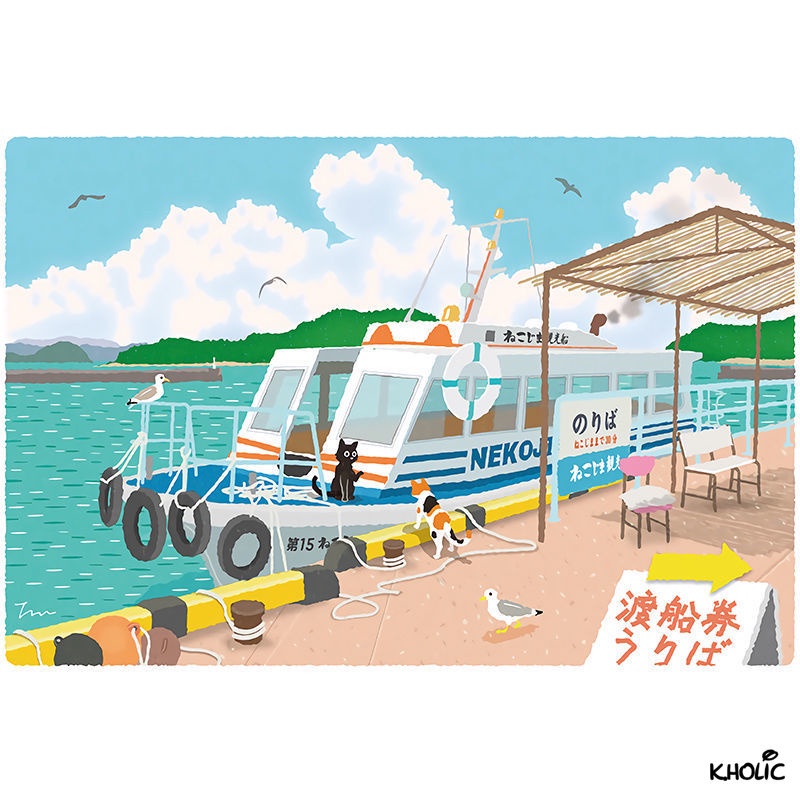 Mèo dễ thương, xếp hình bằng gỗ, 300/500/1000 miếng xếp hình anime, đồ chơi tự làm