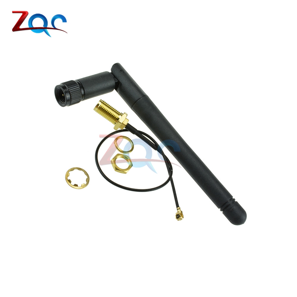 Ăng Ten Không Dây SMA 2.4G 3DBI Cho Mô-Đun ESP8266 ESP-02 / ESP-05 / ESP-07 NRF24L01 + PA CC2500