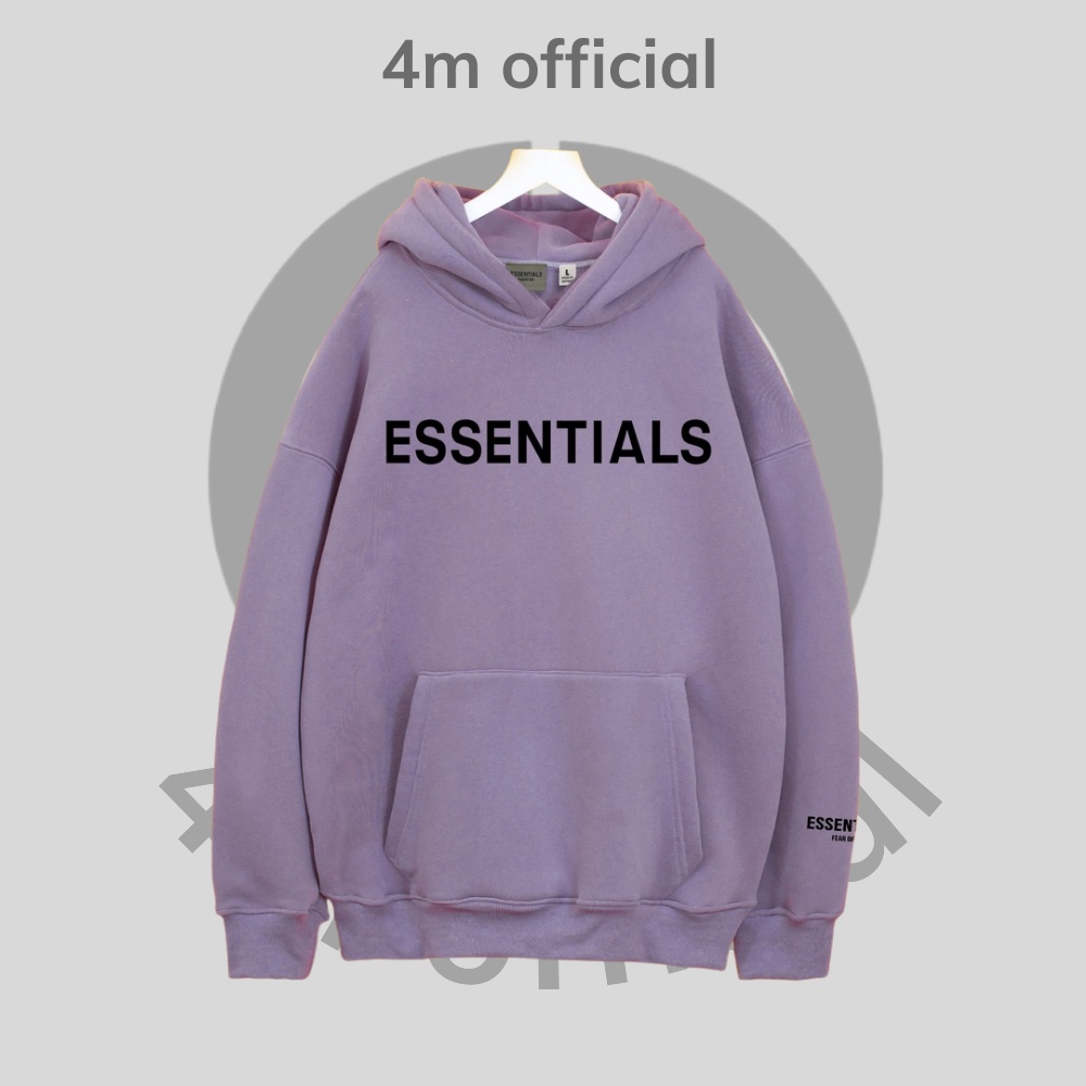 Áo Hoodie Essentials FEAR OF GOD FOG 4m official chất nỉ cao cấp nam nữ form rộng in silicon