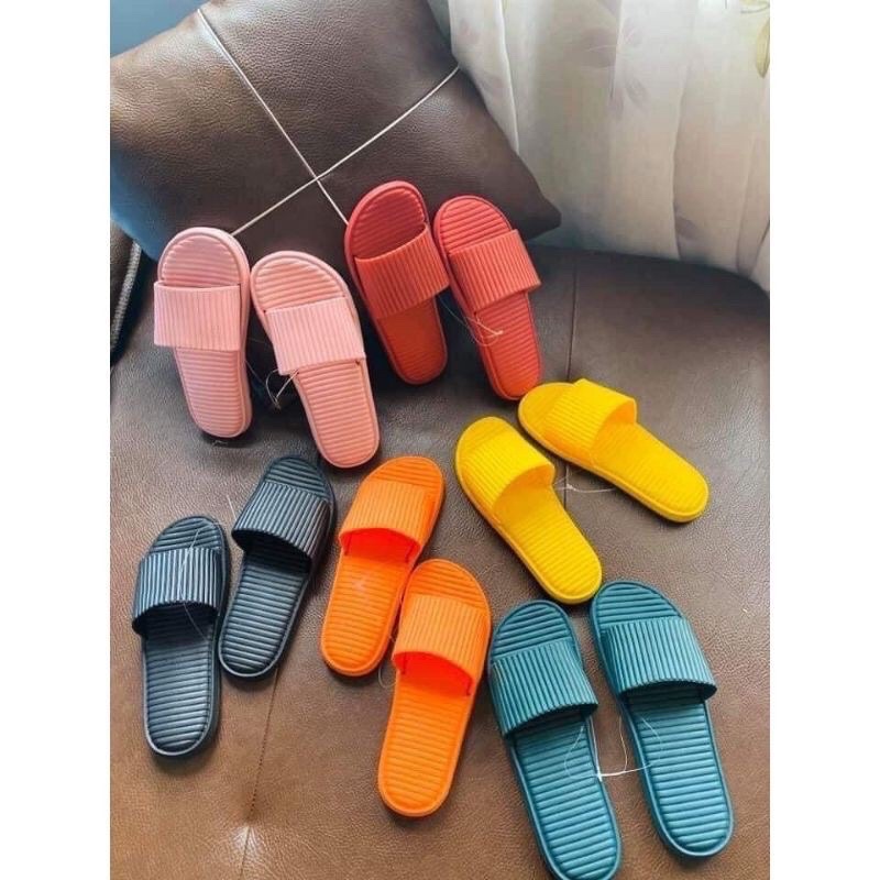 Dép nữ đi trong nhà dạo phố cao su non siêu nhẹ MS80