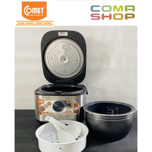CM8088 - NỒI CƠM ĐIỆN TỬ LÒNG NIÊU COMET 1.8L (5-6 NGƯỜI ĂN) - BẢO HÀNH CHÍNH HÃNG 12 THÁNG | BigBuy360 - bigbuy360.vn