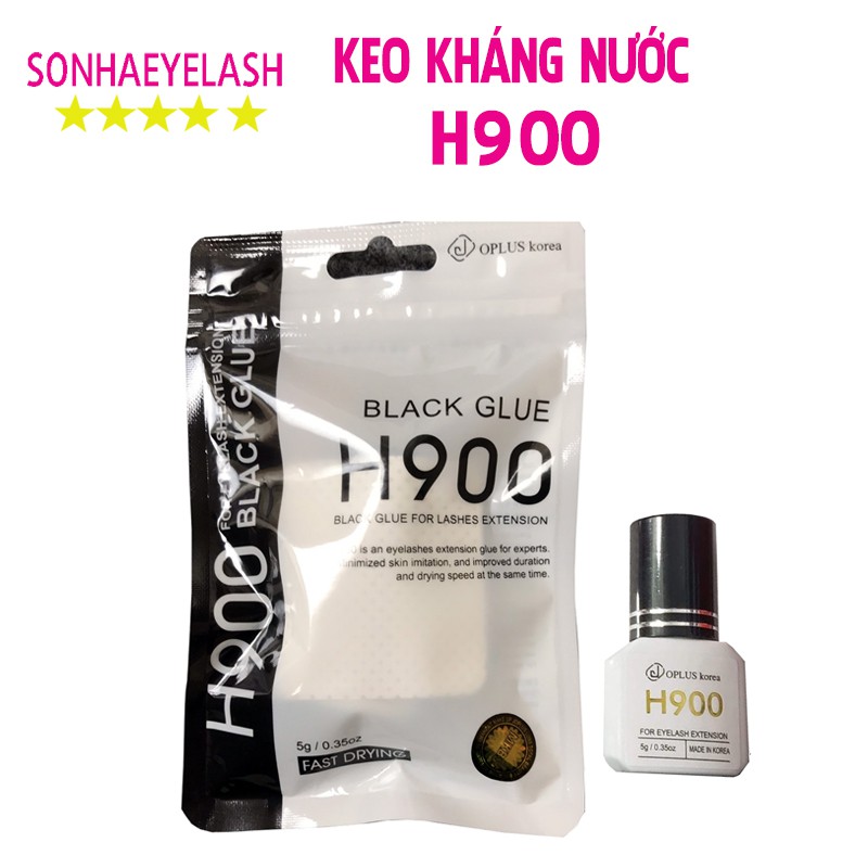 [CHÍNH HÃNG] Keo nối mi H900, kháng nước, khô 1-2s, bền 5-7 tuần, dành cho thợ nối mi chuyên nghiệp