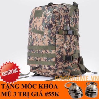 Balô 3 pubg size lớn - tặng kèm móc khóa mũ level 3 pubg