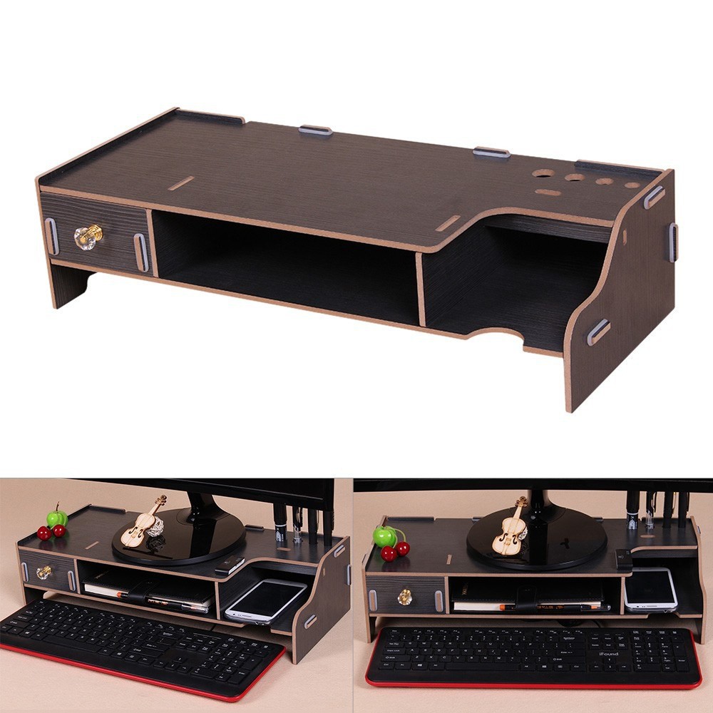 Giá Đỡ Màn Hình Máy Tính Bằng Gỗ