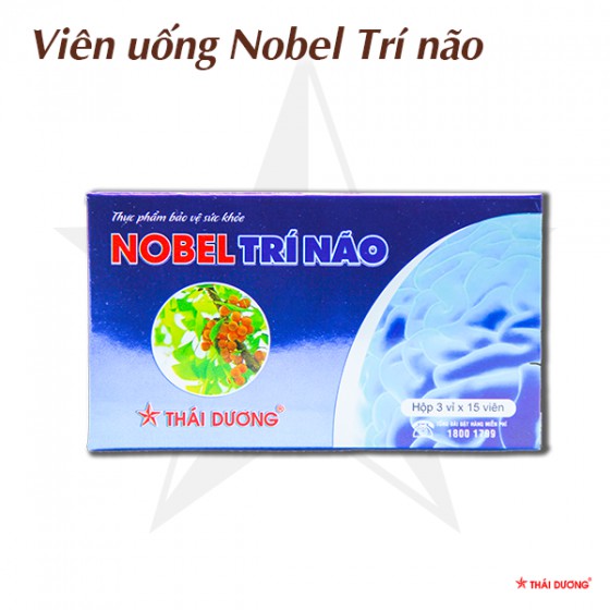 Viên uống Nobel Trí Não ngăn ngừa tai biến mạch máu não  45 viên/ hộp - Sao Thái Dương