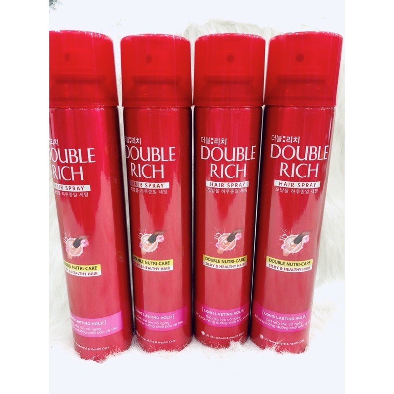 Keo giữ nếp tóc Double Rich Hair Spray 170ml