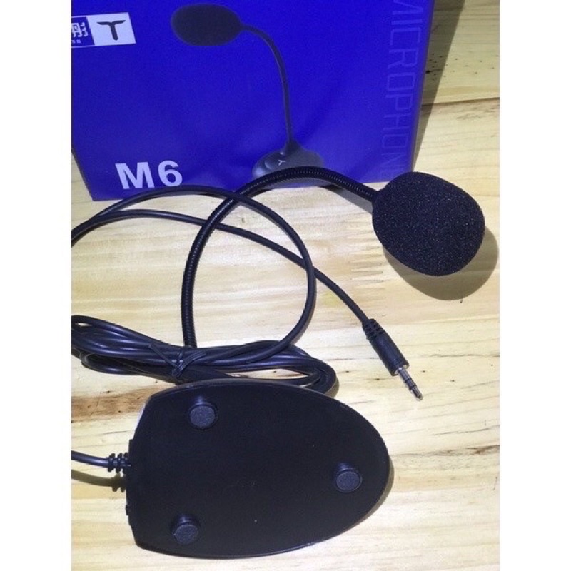 Microphone Salar M6 - Micro Thu Âm Dùng Cho Máy Tính - Mic
