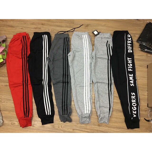 Quần thể thao 3 sọc nam nữ ( hình thật ) , quần jogger nỉ nam 3 sọc, quần jogger thun, quần thể thao nam, quần nỉ nam | BigBuy360 - bigbuy360.vn