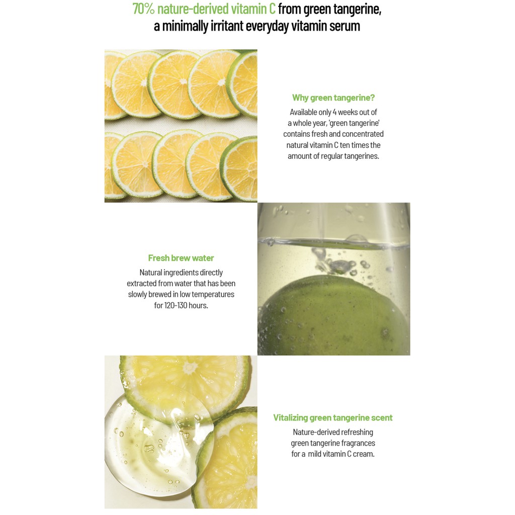 Tinh chất sáng da, mờ đốm nâu Goodal Green Tangerine Vita C Dark Spot Serum