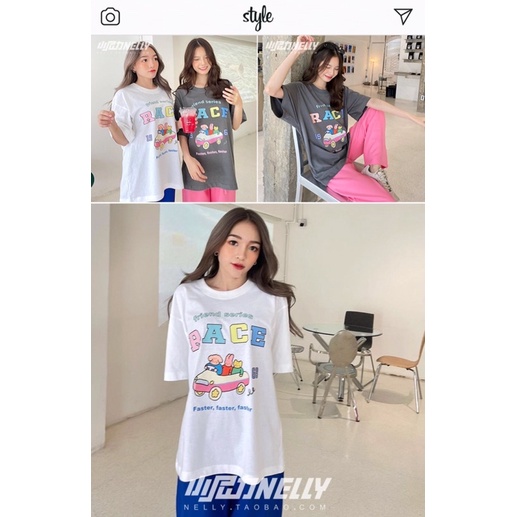 Áo phông nelly heybig sale (có sẵn) asl friend series race