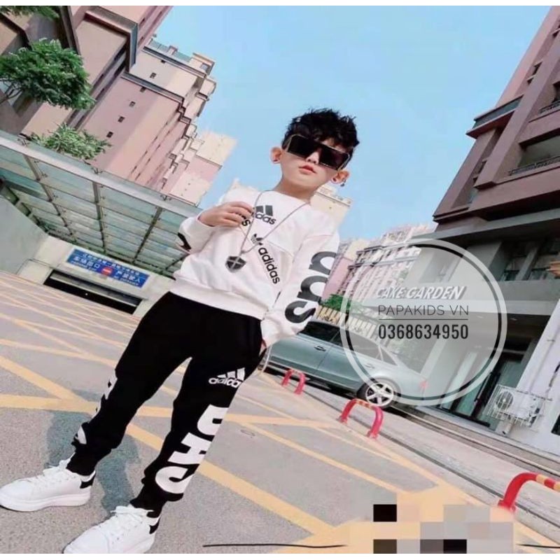 [Size : 10-45kg CHÍNH HÃNG ShinBB] bộ thể thao thu đông dài tay cho bé trai bé gái thun cotton chính phẩm cao cấp